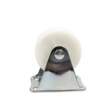 2 inch light duty flat plate rigid PP casters